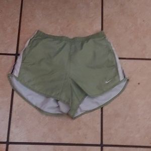 Green Nike Running Shorts
